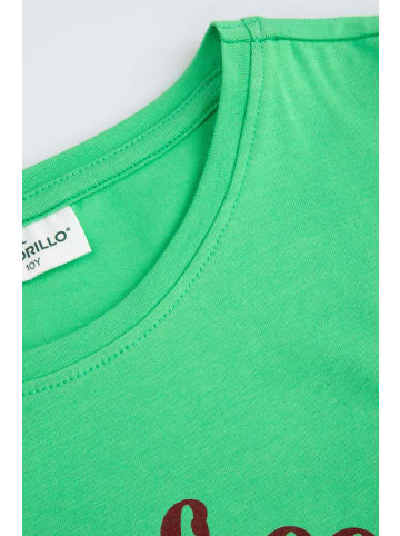 Coccodrillo T-Shirt mit kurzen Ärmeln in grün