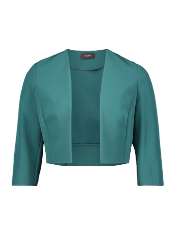 Vera Mont Bolero-Jacke mit Kellerfalten in Dark Emerald
