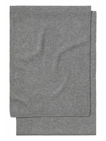 Hessnatur Strick Schal aus Bio-Merinowolle mit Cashmere in grau
