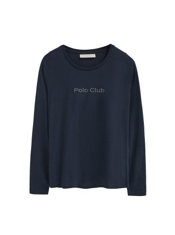 Polo Club Langarmshirt in Navyblau