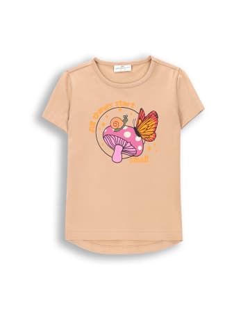 Coccodrillo T-Shirt mit kurzen Ärmeln in beige