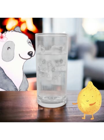 Mr. & Mrs. Panda Wasserglas Marienkäfer Design ohne Spruch in Weiß