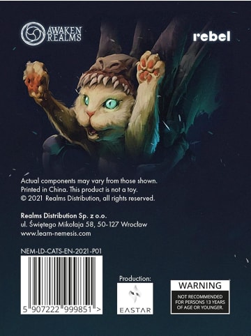 Asmodee Nemesis Lockdown New Cats Erweiterung 14+ 1-5 Spieler mehrsprachig