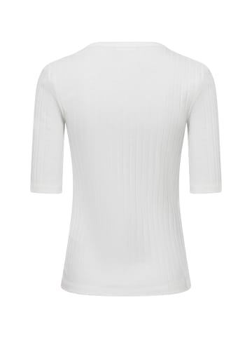 OPUS T-Shirt Savka in weiß