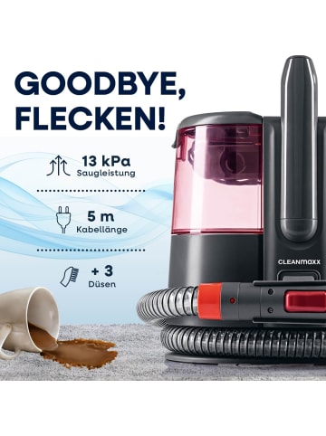 CLEANmaxx CLEANmaxx Polster- & Teppichreiniger Pro Power - 3in1: sprühen, bürsten, sauge