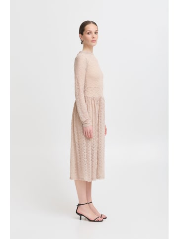 ICHI Midikleid in Natur