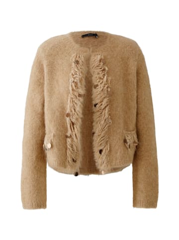 Oui Strickjacke in beigemel