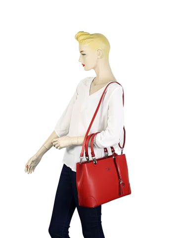 collezione alessandro Schultertasche " Mademoiselle " in rot