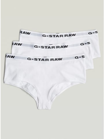 G-Star Raw Hipster 3 Pack white/white/white