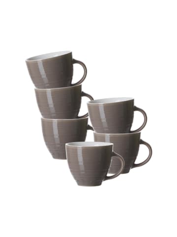 Ritzenhoff & Breker 6er Set Espressotassen Suomi 90 ml in Braun