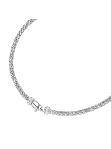 Smart Jewel Collier In Himbeerketten Optik Und Zirkonia in Silber