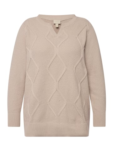 Ulla Popken Pullover in creme