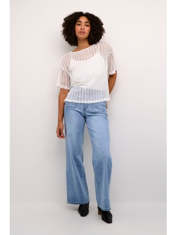 Kaffe Strickpullover KAlykke in Chalk