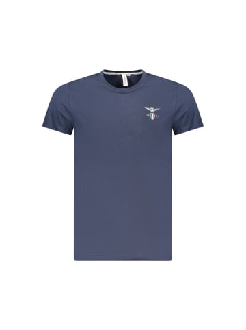 ACCADEMIA MILITARE Blau Herren T-Shirt aus Baumwolle