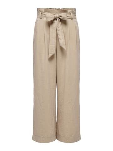 ONLY Stoffhose / Chino ONLMARSA SOLID PAPERBAG comfort/relaxed in Beige