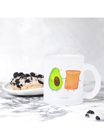Mr. & Mrs. Panda Kaffeetasse Avocado Toast ohne Spruch in Transparent
