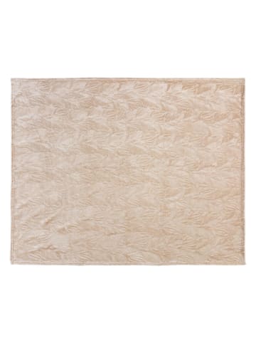 Atmosphera Créateur d'intérieur Kuscheldecke in beige