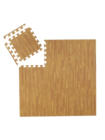 relaxdays 27x Bodenschutzmatte in Natur