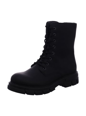 rieker Damenschnürrstiefel warm flach Z912000 Z91 in  Schwarz