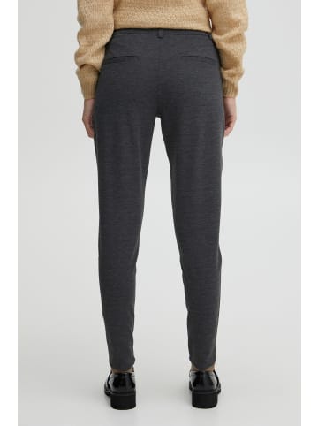 ICHI Freizeithose IHKATE Classic fit in Dark grey melange