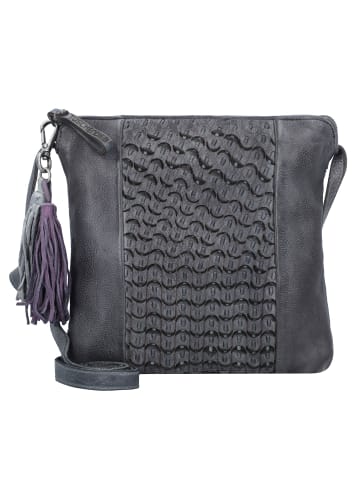 TASCHENDIEB Am Bauernmarkt 5 Umhängetasche Leder 24 cm in grey