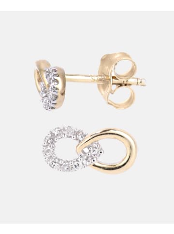 Diamant L'éternel Ohrringe aus 375 Gelbgold mit Diamant