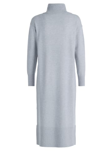 Betty Barclay Strickkleid mit hohem Kragen in Grey Melange