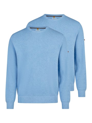 Redmond Pullover Basic in Hellblau