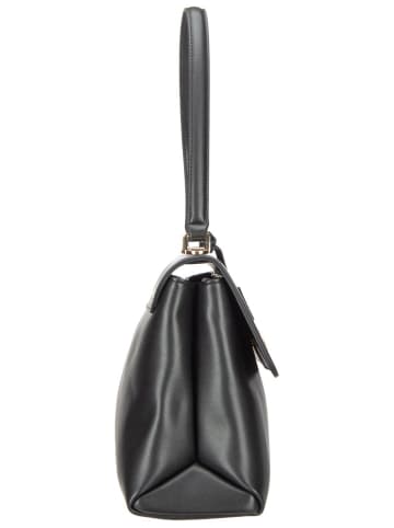 Seidenfelt Handtasche Lilla Edet Office in Black