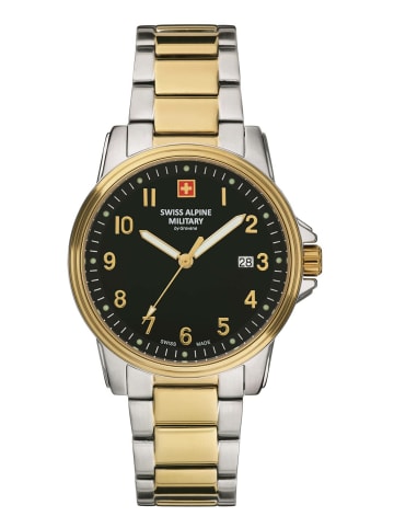 Swiss Alpine Military by Grovana Analoguhr für Herren in Schwarz