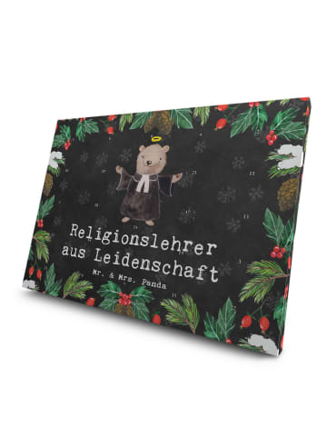 Mr. & Mrs. Panda Tee Adventskalender Religionslehrer Leidenschaf... in Kreidetafel