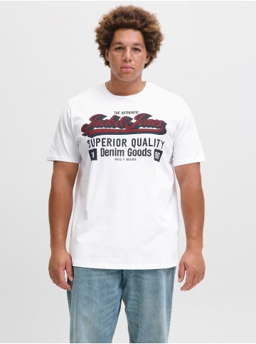 JACK & JONES PLUS 3er-Pack T-shirt in Cloud Dancer