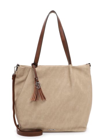 EMILY & NOAH Shopper E&N Elke in taupe cognac 907