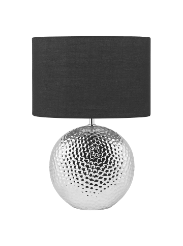 Beliani Tischleuchten NASVA in Silber/Schwarz - (W) 35 x (H) 51 x (L) 35 cm
