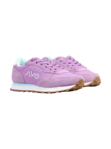 natural world AVO-Sneaker aus Leder Violett