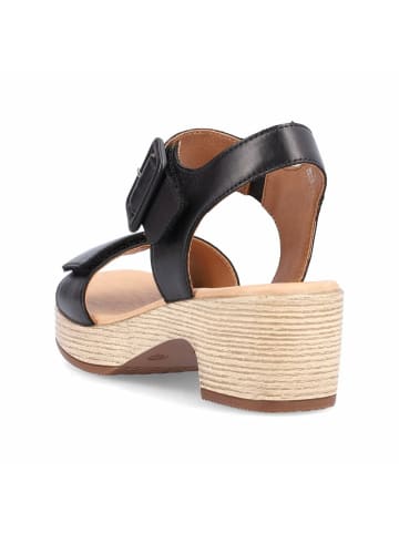 remonte Komfort Sandalen für Damen in schwarz