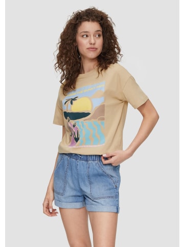 QS T-Shirt in 83D0_beige