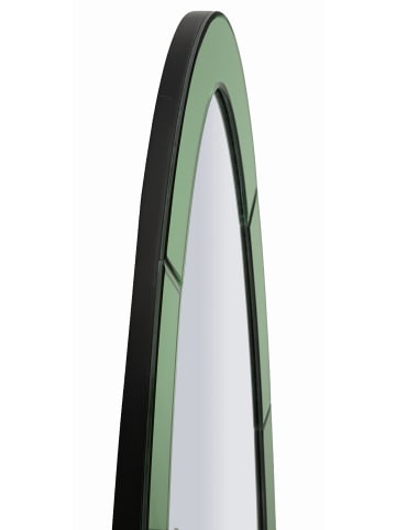 Mauro Ferretti Wandspiegel mit grünem Glasrahmen, 55 x 2 x 150 cm