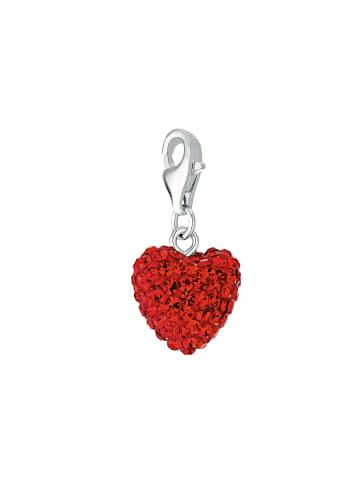 Amor Charm Silber 925, rhodiniert in Rot