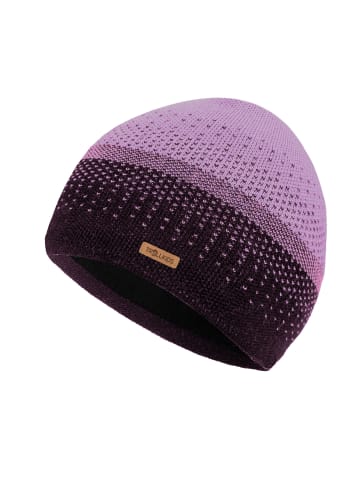 Trollkids Cap Merino in mauve/plum