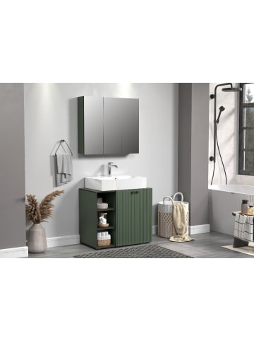 ebuy24 Spiegelschrank PureBliss Grün 90 x 20 cm