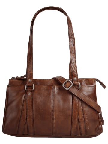 SPIKES & SPARROW Handtasche in cognac