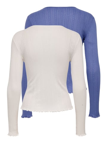 JDY 2er-Pack Top in Bleached Denim