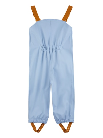 Sterntaler Regenträgerhose ungefüttert uni in helles blau