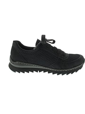 rieker sportlicher Schnürer Schwarz