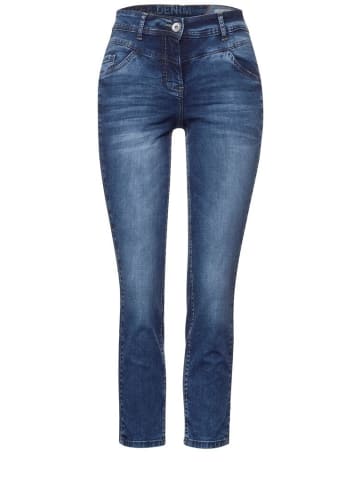 Cecil Capri in mid blue used wash