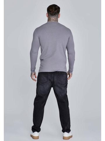 SikSilk Langarmshirt in Grey