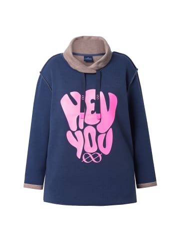 LAURASØN Sweatshirt in navyblau