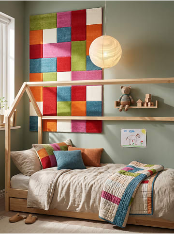 KADIMA DESIGN Kinderteppich Kinder-Motiv Kinderzimmer pflegeleicht Spielzimmer in Mehrfarbig