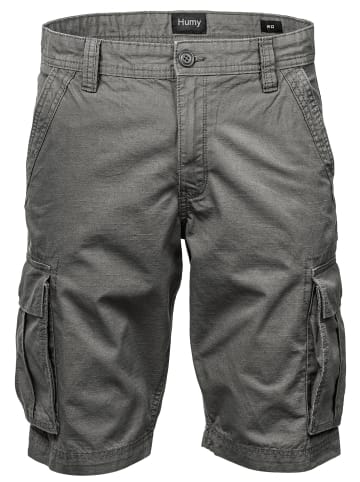 Humy Bermuda Chino Shorts mit Cargo Design A&S in Dunkelgrau